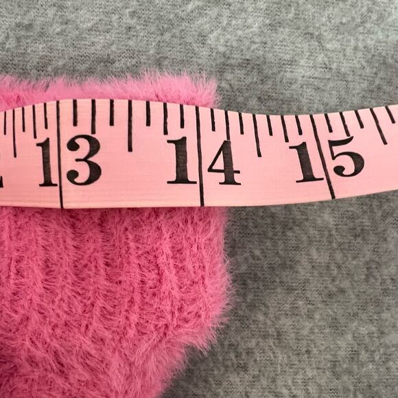 L Space Daydreamin Shorts Barbie Pink Fuzzy Elastic High Waist L Cozy Coquette - Picture 10 of 12